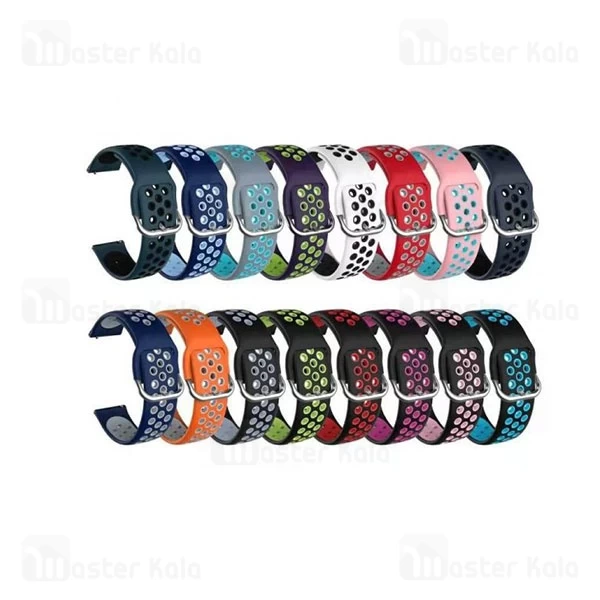 بند سیلیکونی طرح نایکی اپل واچ و ساعت HK سایز‌های 42 / 44 / 45 / 49 میلی متری Apple Watch / HK Strap