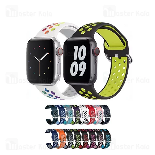 بند سیلیکونی طرح نایکی ساعت‌های هوشمند 22 میلی متری Smart Watch 22mm Nike Silicone Strap