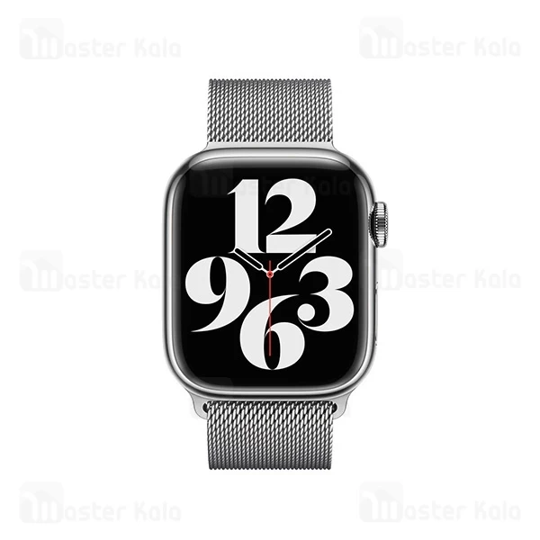 بند فلزی اپل واچ و ساعت HK سایز‌های 42 / 44 / 45 / 49 میلی متری Apple Watch Stainless Steel Milanese