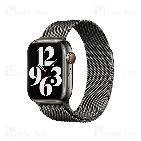 بند فلزی اپل واچ و ساعت HK سایز‌های 42 / 44 / 45 / 49 میلی متری Apple Watch Stainless Steel Milanese
