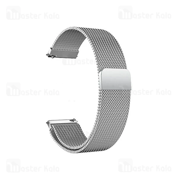 بند فلزی ساعت‌های هوشمند 22 میلی متری Smart Watch 22mm Stainless Steel Milanese Strap با قفل مگنتی
