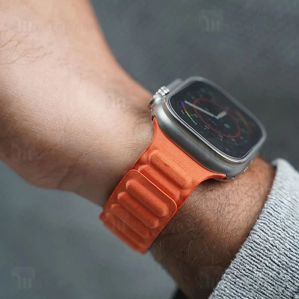 بند پارچه‌ای Woven Link اپل واچ و ساعت HK سایز‌های 42 / 44 / 45 / 49 میلی متری Apple Watch / HK Strap