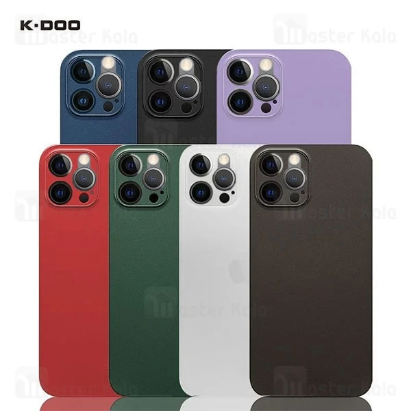 قاب محافظ کی زد دو آیفون Apple iPhone 12 Pro KZDOO Air Skin Case