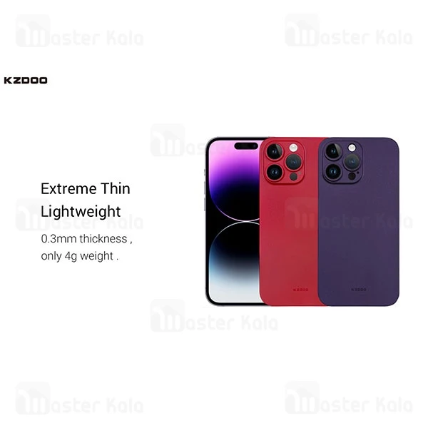 قاب محافظ کی زد دو آیفون Apple iPhone 14 Pro KZDOO Air Skin Case