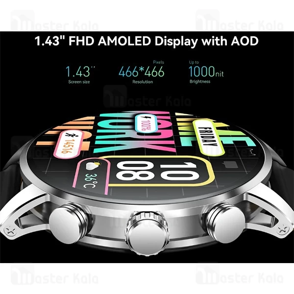 ساعت هوشمند شیائومی Xiaomi Kieslect Kr2 Pro نسخه گلوبال