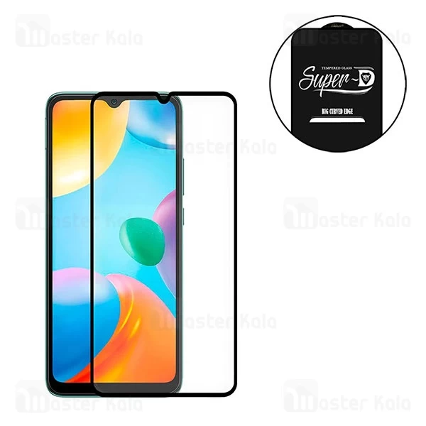 گلس تمام صفحه تمام چسب Xiaomi Redmi 10C / Poco C40 Super D Mietubl Glass