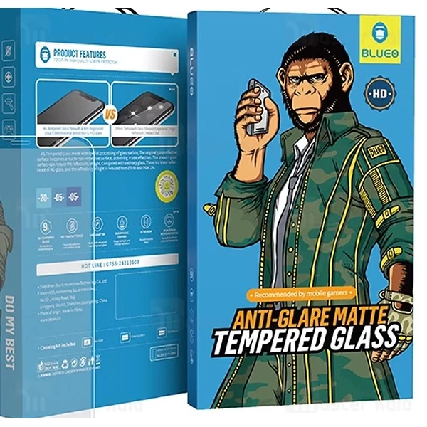 گلس تمام چسب مات بلوئو Apple iPhone 13 / 13 Pro Blueo Anti-Glare Matte