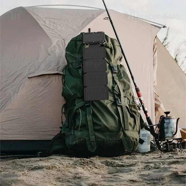 پاوربانک خورشیدی 20000 گرین لاین Green Lion PD20W Solar 5-Panel GNSOL5PN20BK توان 20 وات