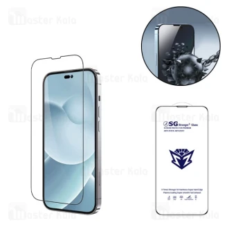گلس تمام صفحه تمام چسب آیفون Apple iPhone 14 Pro Max SG Stronger Glass