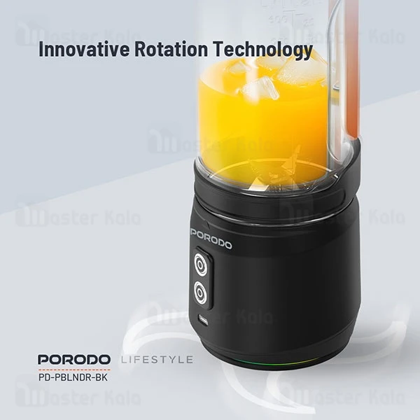 مخلوط کن قابل حمل پرودو Porodo Dual Spin Clockwise Reverse Portable Blender PD-PBLNDR ظرفیت 0.7 لیتر