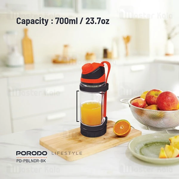 مخلوط کن قابل حمل پرودو Porodo Dual Spin Clockwise Reverse Portable Blender PD-PBLNDR ظرفیت 0.7 لیتر