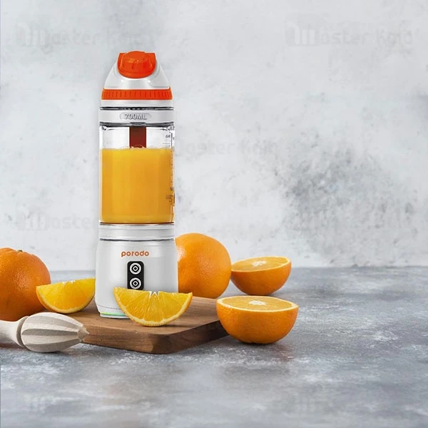 مخلوط کن قابل حمل پرودو Porodo Dual Spin Clockwise Reverse Portable Blender PD-PBLNDR ظرفیت 0.7 لیتر
