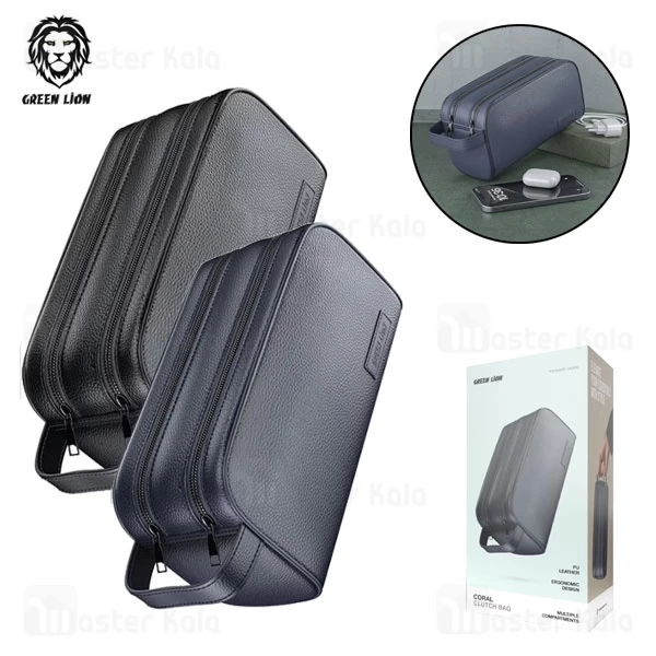 کیف دستی گرین لاین Green Lion Coral Clutch Bag GNCRLCLBAGBK