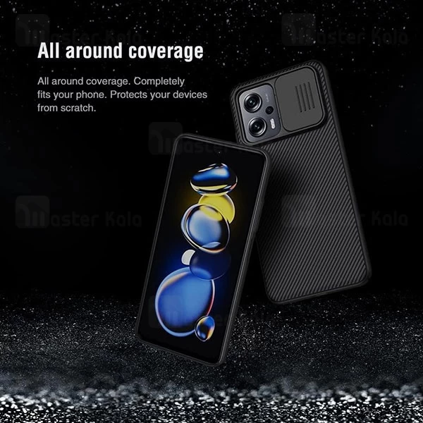 قاب محافظ Xiaomi Redmi Note 11T Pro / Redmi Note 11T Pro Plus Nillkin CamShield دارای محافظ دوربین