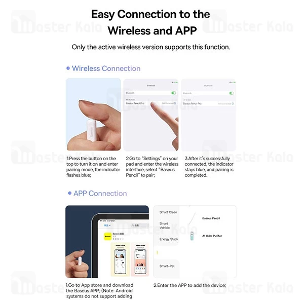 قلم لمسی استایلوس بیسوس Baseus Smooth Writing 2 SXBC060302 مناسب آیپد