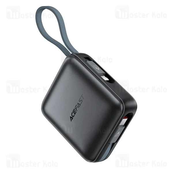 پاوربانک 10000 ایس فست ACEFAST M23 PD22.5W GaN Fast Charger توان 22.5 وات همراه با کابل متصل