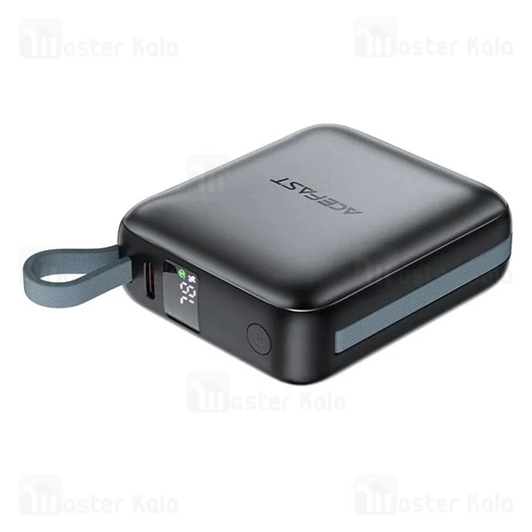 پاوربانک 10000 ایس فست ACEFAST M23 PD22.5W GaN Fast Charger توان 22.5 وات همراه با کابل متصل