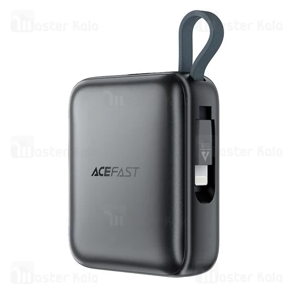 پاوربانک 10000 ایس فست ACEFAST M23 PD22.5W GaN Fast Charger توان 22.5 وات همراه با کابل متصل