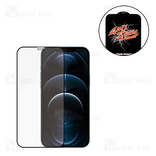 گلس تمام صفحه تمام چسب Apple iPhone 12 Pro Max Anti static Mietubl Glass