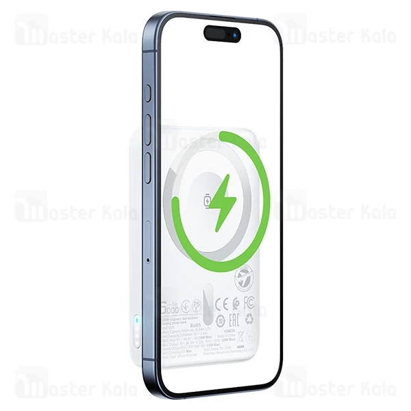 پاوربانک وایرلس 5000 مگ سیف ایس فست ACEFAST M25 توان 20 وات