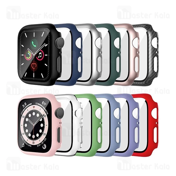 کاور و محافظ 360 درجه اپل واچ Apple Watch 360 tempered glass case 40mm
