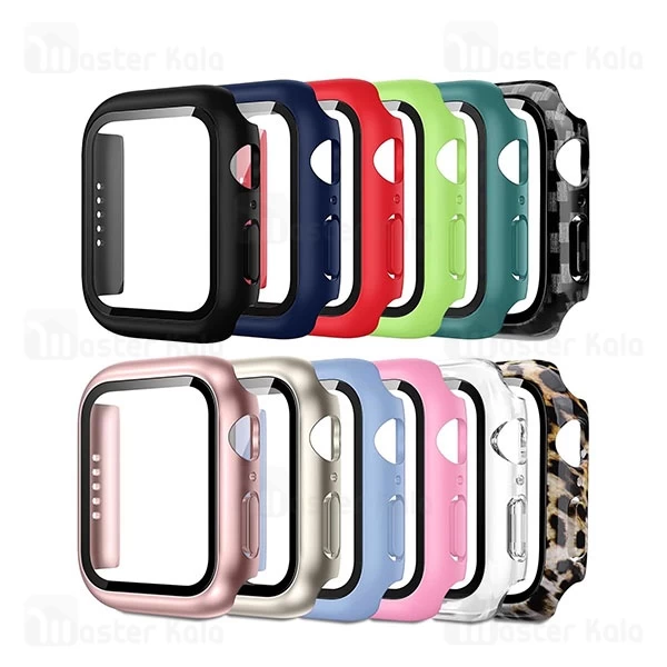 کاور و محافظ 360 درجه اپل واچ Apple Watch 360 tempered glass case 41mm