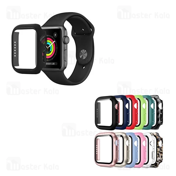 کاور و محافظ 360 درجه اپل واچ Apple Watch 360 tempered glass case 41mm