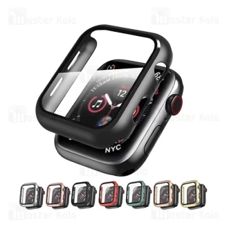 کاور و محافظ 360 درجه اپل واچ Apple Watch 360 tempered glass case 44mm