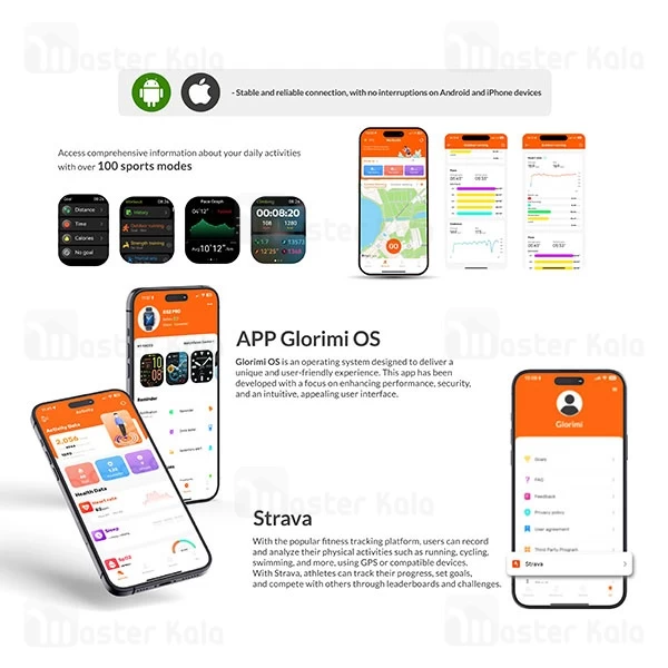 ساعت هوشمند شیائومی گلوریمی Glorimi GS2 pro