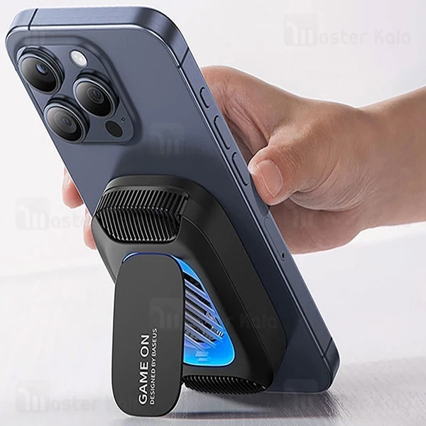 شارژر وایرلس مگنتی و فن خنک کننده موبایل بیسوس Baseus BS-PS036 توان 15 وات