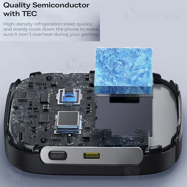 شارژر وایرلس مگنتی و فن خنک کننده موبایل بیسوس Baseus BS-PS036 توان 15 وات