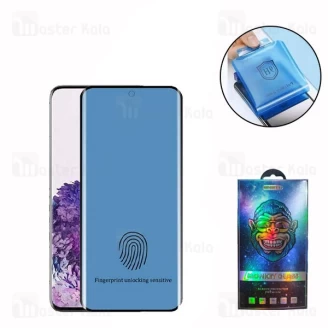 محافظ صفحه پلیمر نانو تمام صفحه تمام چسب سامسونگ Samsung Galaxy S21 Polymer Nano