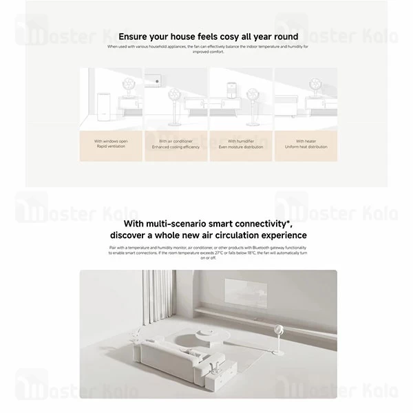 پنکه ایستاده شیائومی Xiaomi Smart Standing Air Circulation Fan BPLDS11DM