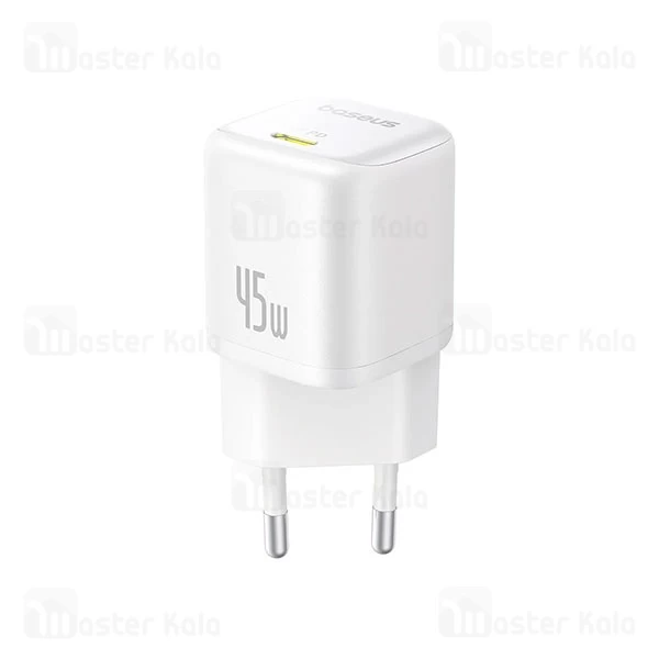 شارژر دیواری فست شارژ بیسوس Baseus PicoGo GaN 45W P10176800123-00 توان 45 وات