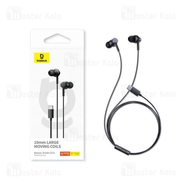 هندزفری سیمی بیسوس Baseus CZ11 Encok Large Moving Coils A00164300113