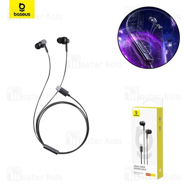 هندزفری سیمی بیسوس Baseus CZ11 Encok Large Moving Coils A00164300113