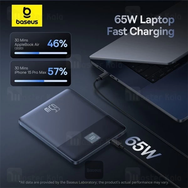 پاوربانک فوق نازک 12000 بیسوس Baseus Blade2 P10063801323 توان 65 وات