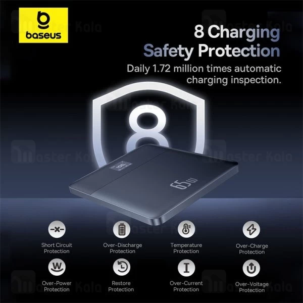 پاوربانک فوق نازک 12000 بیسوس Baseus Blade2 P10063801323 توان 65 وات