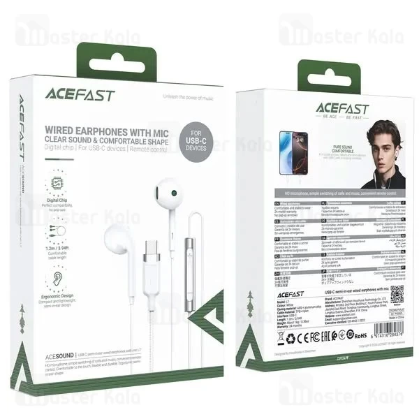 هندزفری سیمی Type C ایس فست ACEFAST L7