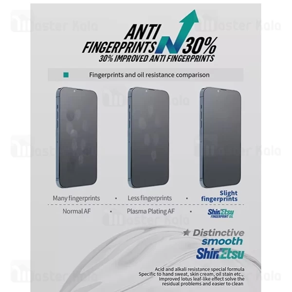 گلس تمام صفحه تمام چسب خمیده بلوئو Apple iPhone 13 / 13 Pro