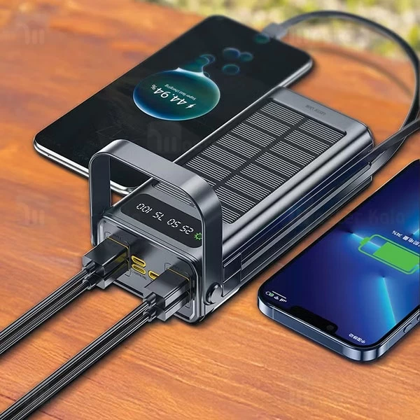 پاوربانک خورشیدی 30000 گرین لاین Green Lion Solar X GLPX49 GNSOL49PB30BK