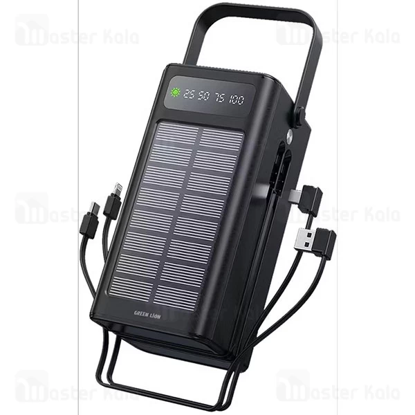 پاوربانک خورشیدی 60000 گرین لاین Green Lion Solar X GLPX50 GNSOL50PB60BK