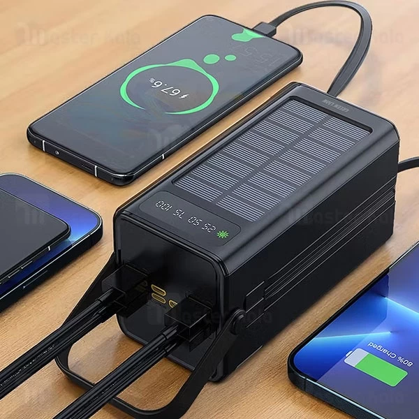 پاوربانک خورشیدی 60000 گرین لاین Green Lion Solar X GLPX50 GNSOL50PB60BK