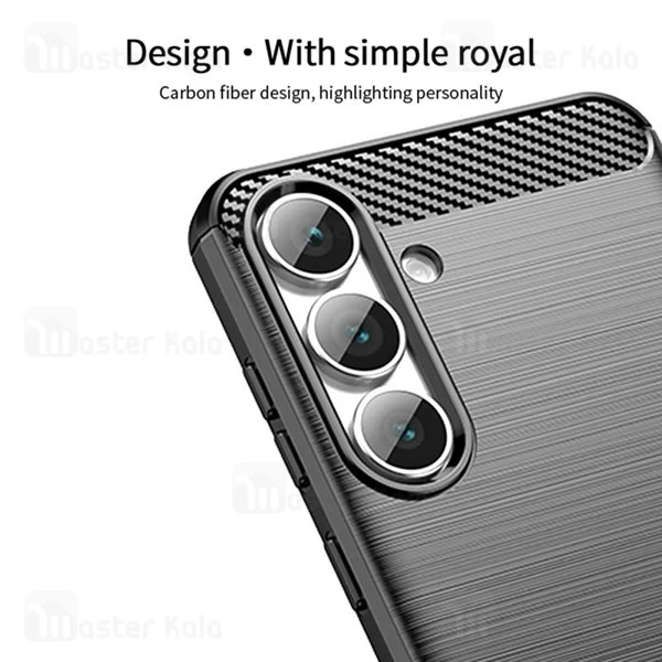 قاب فیبر کربنی سامسونگ Samsung Galaxy S25 FE Rugged Armor Fiber Carbon