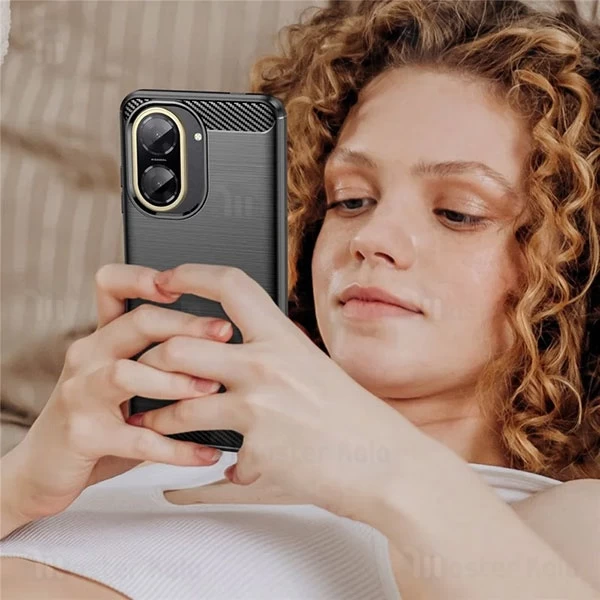 قاب فیبر کربنی شیائومی Xiaomi Redmi A5 / Poco C71 Rugged Armor Fiber Carbon