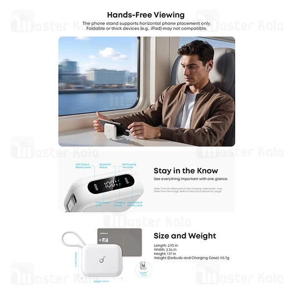 هندزفری بلوتوث انکر Anker P41i A3937 ANC دارای کابل متصل