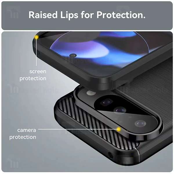 قاب فیبر کربنی گوگل Google Pixel 10 Rugged Armor Fiber Carbon