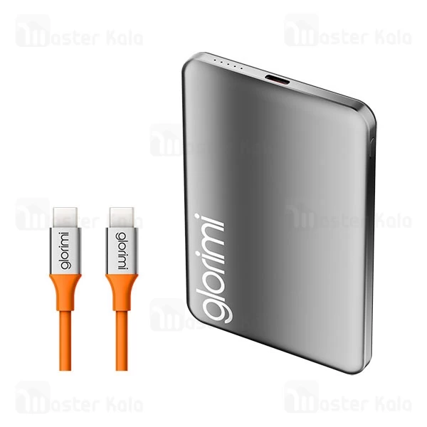 پاوربانک فوق نازک 5000 شیائومی گلوریمی Glorimi FitCore Mag توان 20 وات 