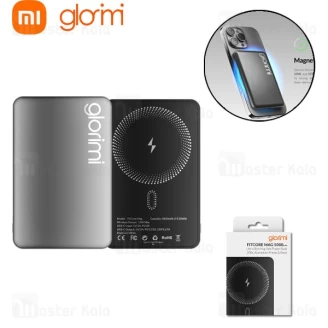 پاوربانک فوق نازک مگنتی 5000 شیائومی گلوریمی Glorimi FitCore Mag توان 20 وات