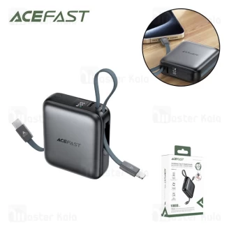 پاوربانک 10000 ایس فست ACEFAST M23 PD22.5W GaN Fast Charger توان 22.5 وات همراه با کابل متصل